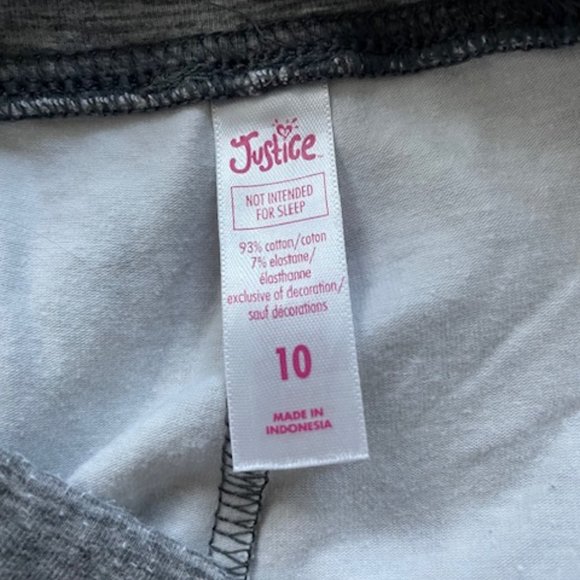 Justice Girls Capri Leggings Size 10 - Picture 4 of 4